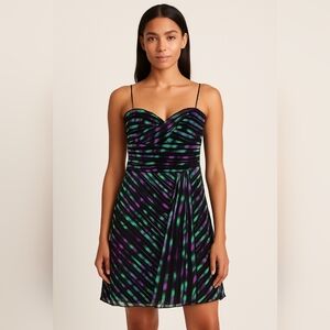 Tadashi Shoji spaghetti strap  party mini dress